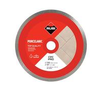 RUBI | Disco Diamante Corte Continuo CPC PRO | Corte Fino de Gres Porcelánico con Espesor Inferior a 20 mm | Especial para Corte a Inglete |Diámetro Externo: 250 mm | CPC-250 PRO