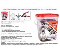 RUBI Kit Sistema de Nivelación Rápido Tile Level Quick