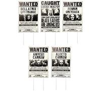 Rubie's Harry Potter Wanted - Cartel decorativo para césped, tamaño único, como se muestra