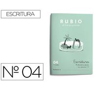 Rubio Cuaderno Caligrafía Nº 04 para Desarrollar Destrezas Motrices, 15x212x154 mm