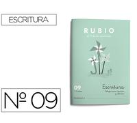 Rubio Cuaderno Caligrafía Nº 09 Desarrollo Destrezas Motrices Lenguaje Escrito Certificado FSC 15x213x155 mm