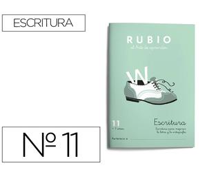 Rubio Cuaderno Caligrafía Nº 11 - Desarrollo Destrezas Motrices Lenguaje Escrito