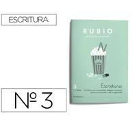 Rubio Cuaderno Caligrafía Nº 3 Desarrollo Destrezas Motrices Lenguaje Escrito Certificado FSC 12x213x155 mm