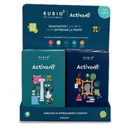 Rubio Expositor Activarte con 20 Cuadernos de Pasatiempos (Vol. 1 y Vol. 2)