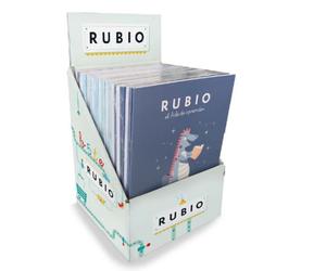 RUBIO Expositor de Sobremesa Mini Colecciones Lecturas A5 con 45 Unidades