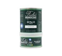 Rubio Monocoat Houtolie - Gouden Uur | Oil Plus 2C | Sneldrogende, Ecologische Lijnzaadolie voor Binnengebruik, Inclusief Versneller (Deel B) | Houtbescherming | 350 ML
