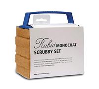 Rubio Monocoat - Juego de recogedor, soporte para almohadillas y 5 almohadillas de color beige