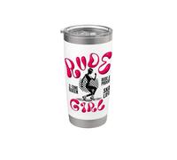 Rude Girl Ska Life Queen en 2 tonos Vaso térmico de acero inoxidable de doble pared