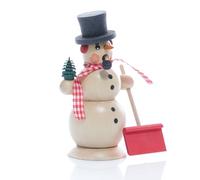 Rudolphs Schatzkiste Fumador Muñeco de Nieve Natural Altura 13cm Nuevo Figura de Humo Figura Humeante Fumadores Erzgebirge