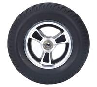 Rueda antideslizante para silla de ruedas - Rueda de poliuretano - Acero aleado - Repuesto - 7 pulgadas - Alta calidad - Rueda de repuesto