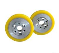 Rueda de cepillado de grado industrial para cepilladoras de cuatro lados que requieren alta tracción y estabilidad dimensional bajo carga (140 x 35 x 20 mm)