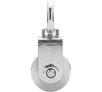 Rueda de elevación giratoria acero inoxidable 304 for trabajo pesado, polea fija, cable, carga(48 V Type)
