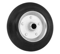 Rueda de Goma Giratoria Industrial Negra de Repuesto 70kg