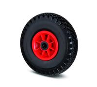 Rueda de goma maciza roja ø 26 cm