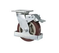 Rueda de maniobra con freno para mesa elevadora de husillo 500 kg