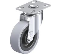 Rueda de maniobra para aparatos LKPA-VPA Blickle, dimensiones de la placa 90 x 66 mm