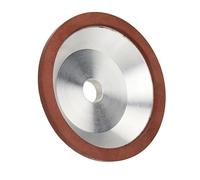 Rueda de molienda de diamantes, Disco de resina copa muela abrasiva diamante, grano 150-600, 100/125/150 mm for metal y acero tungsteno(150GRIT 125x32x10mm)