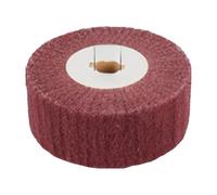 Rueda de pulido rueda fibra nylon acero inoxidable rojo y verde dibujado tela(125 * 50 * 20mm)