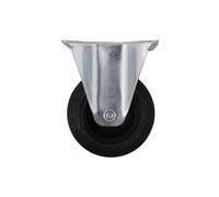 Rueda fija ø 10 cm con pletina