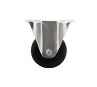 Rueda fija ø 8 cm con pletina
