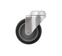 Rueda giratoria ø 7,6 cm con pasador