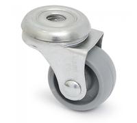 RUEDA GIRATORIA RODA A/PLAST.GRIS Ø30 TP (EU)