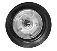 Rueda Giratoria Simple de Goma Maciza Núcleo Metálico