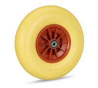 Rueda goma jardin neumático macizo llanta de plástico 33 cm 1,4 kg rueda sólida