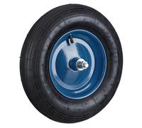 Rueda para carretilla, 4.80/4.00-8, con eje, neumático, 39 cm