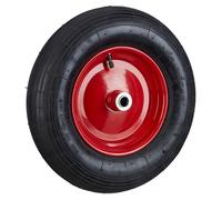 Rueda para carretilla, 4.80/4.00-8, neumático, color y rojo, 39 cm
