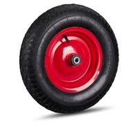 Rueda para carretilla, 4.80/4.00-8, neumático de aire, llanta de acero, capacidad de 120 kg