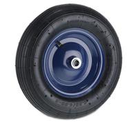 Rueda para carretilla, 4.80/4.00-8, neumático de aire, llanta de acero, diámetro de 39 cm, capacidad de 120 kg
