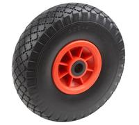 Rueda para carretilla Metafranc "a prueba de pinchazos", aro de PVC de 260 mm, modelo 810810