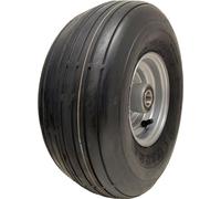 Rueda para cortacésped de 15x6.00-6 con múltiples nervios, marca Wanda, 6 capas, neumático P508, aro de acero, rodamientos de 20 mm