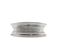 Rueda Para neumático de scooter, buje de aleación de aluminio delantero redondo negro de 8/10/12 pulgadas llanta(3.50-8)