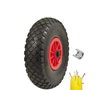 Rueda Sólida Para Carritos 3.00 - 4 Goma Antipinchazos Para Carrito Porta Sacos