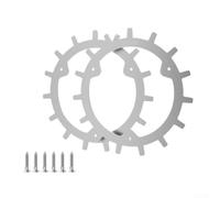 Ruedas de tracción antideslizantes para Dreame A1 para cortacéspedes robóticas Mova - Kit de agarre de acero para césped húmedo de 210 mm