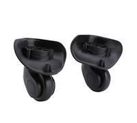 Ruedas giratorias Negras, 2 Piezas Ruedas giratorias universales Maleta Ruedas de Repuesto Ruedas giratorias de Repuesto para Equipaje para Estuche de Viaje