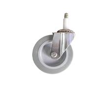 Ruedas para Carro de Camarera Cuarz Ø100 mm y Cuarz Mini Ø75 mm | Rueda Giratoria de Repuesto en Acero, Hierro y Polipropileno | Recambio Profesional para Carros Auxiliares (Estándar)