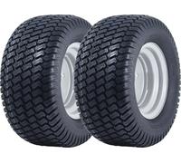 Ruedas para cortacéspedes 20x10.00-10, 4 capas, diseño para césped, clasificación P332, aptas para uso en carretera, con llanta de 100 mm de diámetro de círculo de perforación (PCD). (Juego de 2 unida