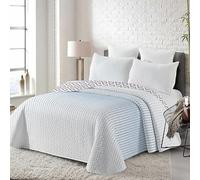 Rufino Díaz Colcha Bouti Termosellada Estampada Reversible Alegría (Azul - 105 cm) - para una sensación acogedora y de Confort - Tejido Suave, Agradable y Resistente