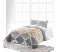 Rufino Díaz Edredón Invierno Wild Estampado 350g + Funda Cojín (Beige - 150 cm) - Otoño/Invierno - Suave y cálido para tu Descanso