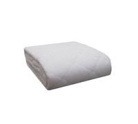 RUFINO DÍAZ Protector Acolchado Doble Rizo Algodón Altura 30cm (Blanco - 180cm) - Elástico - para un Plus de Seguridad y Confort