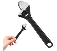 RUGBOL Llave ajustable, herramienta mini 4 en 1 ligera y duradera para reparaciones de coches y bicicletas, llave portátil