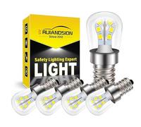 Ruiandsion 5 unidades E14 AC/DC 24 V LED Light Bulb T22C 2W 1200 Lumen Bombilla Edison pequeña rosca SES LED 6000K blanca para autocaravana, barco, lámpara solar