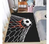 RUILBJM Alfombra Fútbol Graffiti, Antideslizante, para habitación Juvenil y Ocio (Color-4,60x90cm)