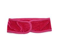 Ruilogod Toallero de terciopelo rojo rosa con cierre de gancho para la cara, diadema, soporte para el pelo para mujer (id: 2ea ce8 47d d57 4d8
