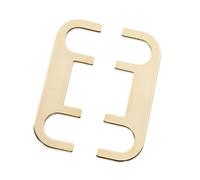 RUINBNC Placas de puente de terminal, 1 par de conectores de enlace de cobre para reemplazo y configuración de postes del hogar, placa de puente de unión, terminal de enlace de cobre, conector estéreo