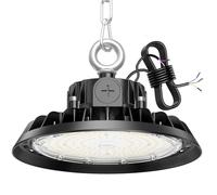 RUISUN 100W Lámpara de Alta Bahía UFO 17000LM Campana led Industrial 4000K Regulación 60W/80W/100W IP65 Antipolvo e Impermeable Foco LED 120° Driver Industrial Para Fábricas,Talleres,Garajes