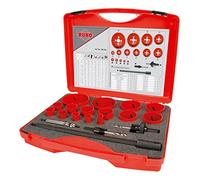 RUKO – Juego de 15 coronas perforadoras 106318 – HSS bimetal – Premium